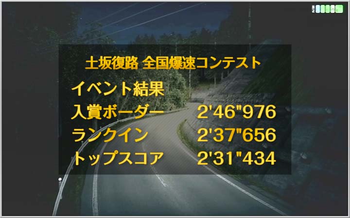 土坂復路　全国爆速コンテスト